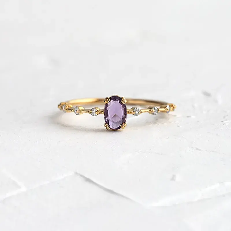 Purple Stone Ring - FY0135